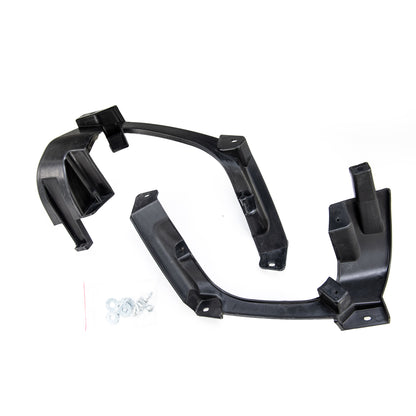 Sport Heckspoiler Diffusor Schwarz Endrohre passend für Audi A7 (4G) Sportback Facelift 2016-2018