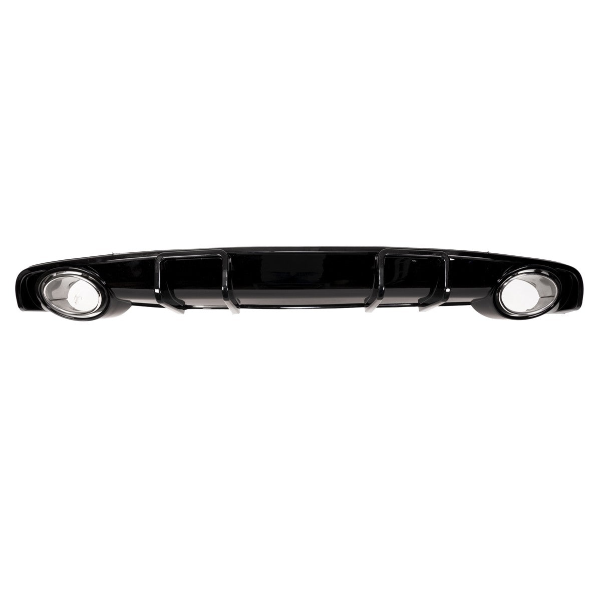 Heckstoßstange Diffusor Hochglanz Schwarz passend für Audi A4 B9 8W 2015-2019