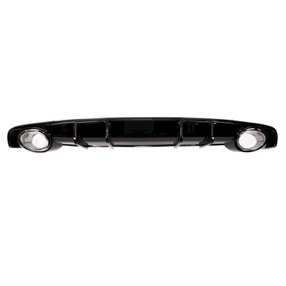 Heckstoßstange Diffusor Hochglanz Schwarz passend für Audi A4 B9 8W 2015-2019