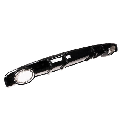 Heckstoßstange Diffusor Hochglanz Schwarz passend für Audi A4 B9 8W 2015-2019
