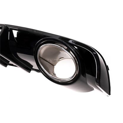 Heckstoßstange Diffusor Hochglanz Schwarz passend für Audi A4 B9 8W 2015-2019