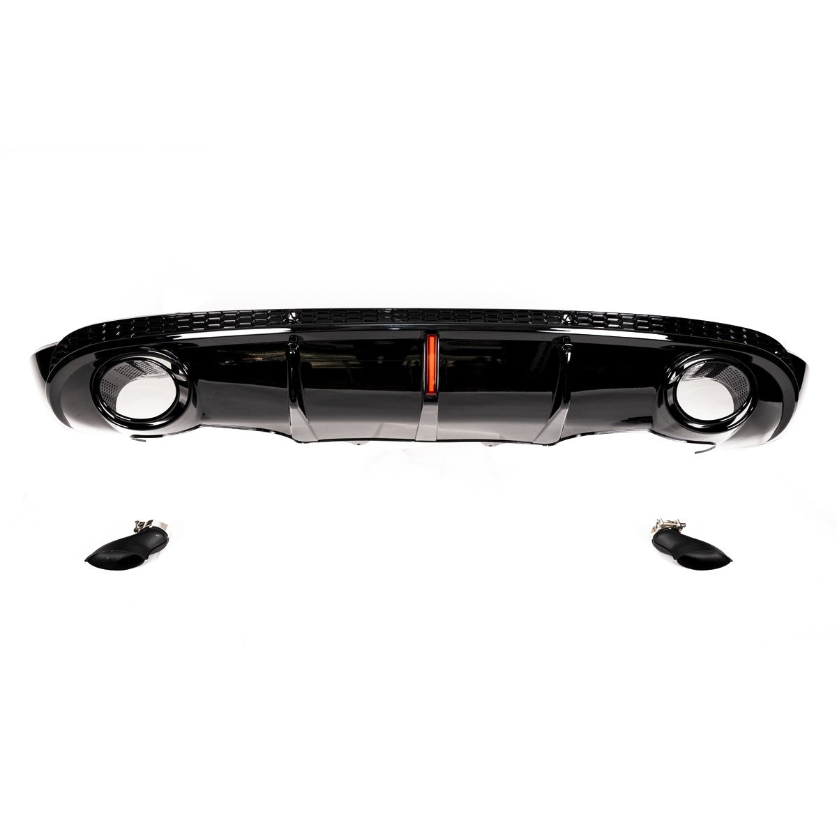 Heckdiffusor mit LED-Bremsleuchte passend für Audi Q5 8R 2008-2017