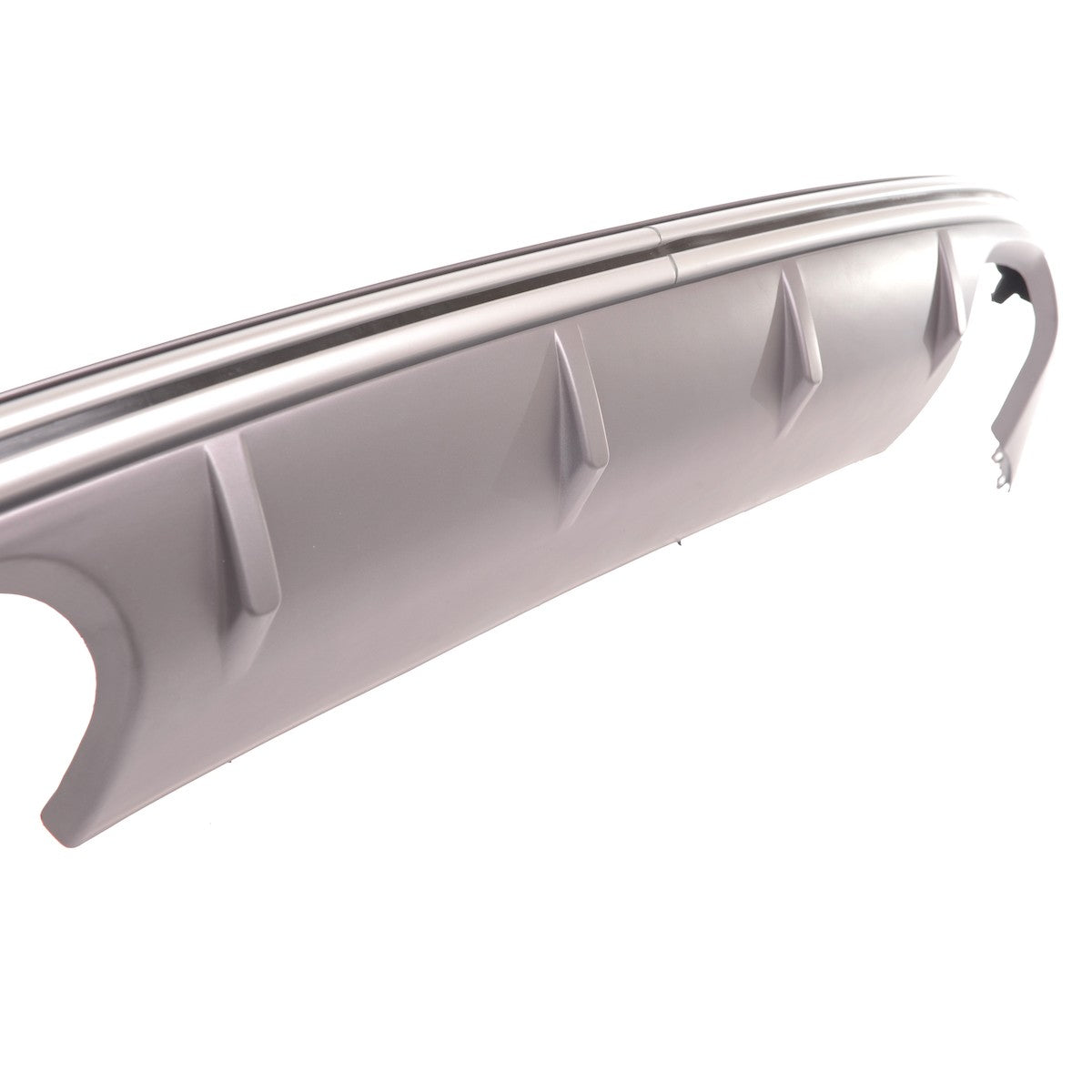 Heckdiffusor Silbergrau passend für Audi A3 8V Sportback 2013-2015