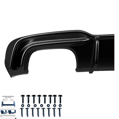 Heckstoßstange Diffusor Hochglanz Schwarz passend für Audi S3 Limousine 8V Facelift 2016-2020