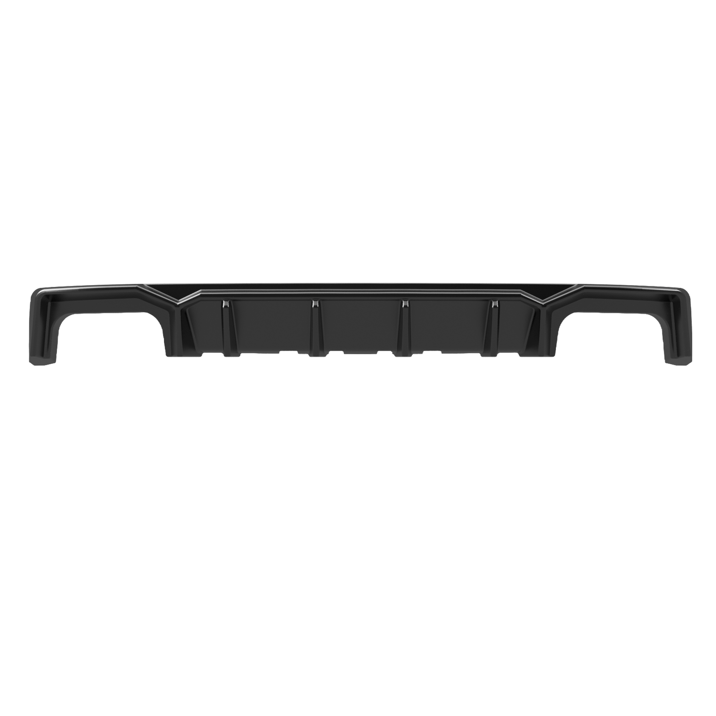 Heckstoßstange Diffusor Hochglanz Schwarz passend für Audi S6 C8 (Limousine-Avant) 2019+