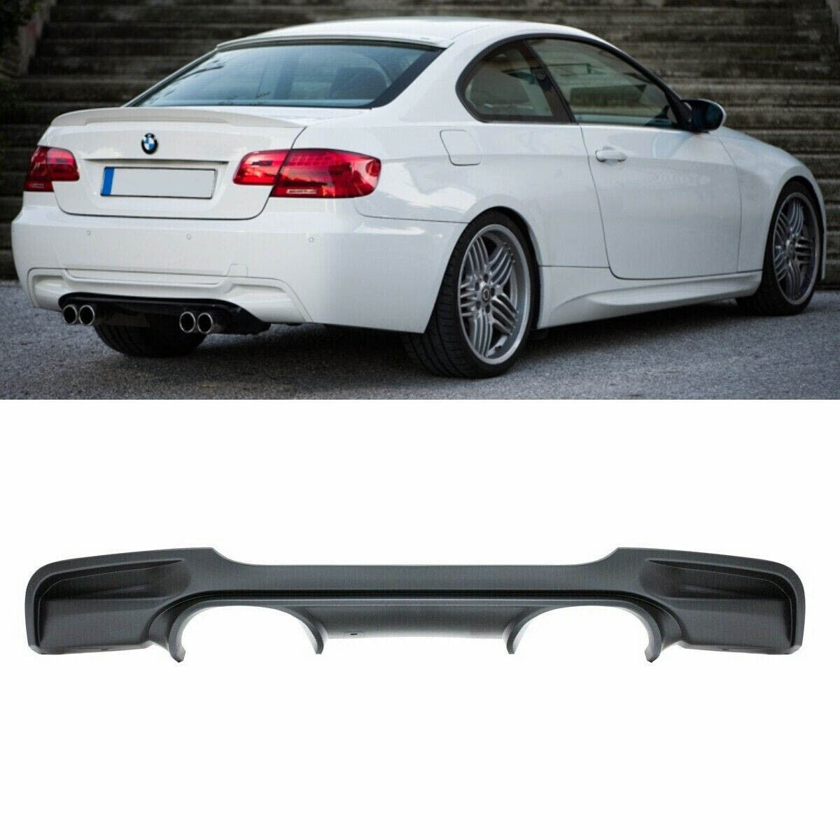 Heck Diffusor passend für BMW 3er E92 E93 Coupé Cabrio 2007-2013
