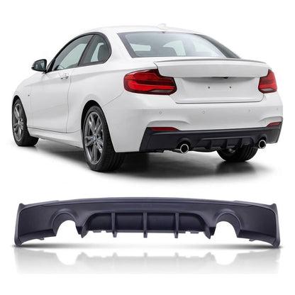 Heckdiffusor Matt Schwarz passend für BMW 2er F22 F23 235i 2012-2020
