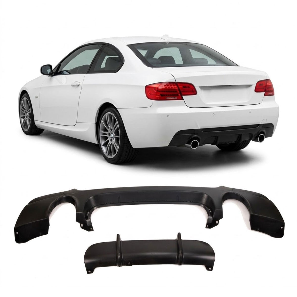 Heckstoßstange Diffusor passend für BMW 3er E92 E93 335i 2006-2013
