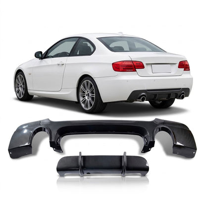 Heckstoßstange Diffusor Carbon-Optik passend für BMW 3er E92 E93 2006-2013