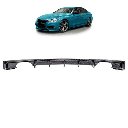 Heckspoiler Diffusor Carbon-Optik passend für BMW 3er F30 F31 2011-2018