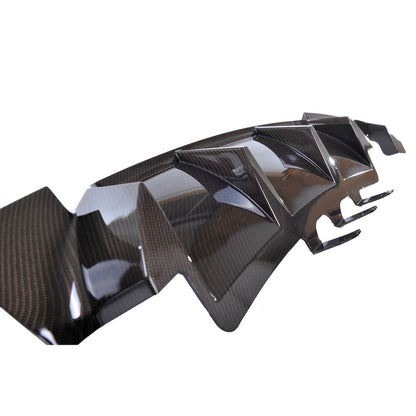 Heckspoiler Diffusor Carbon-Optik passend für BMW 5er F10 F11 2009-2016