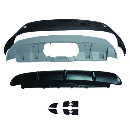 Heckstoßstange Diffusor Matt Schwarz passend für BMW X6 E71 2007-2014