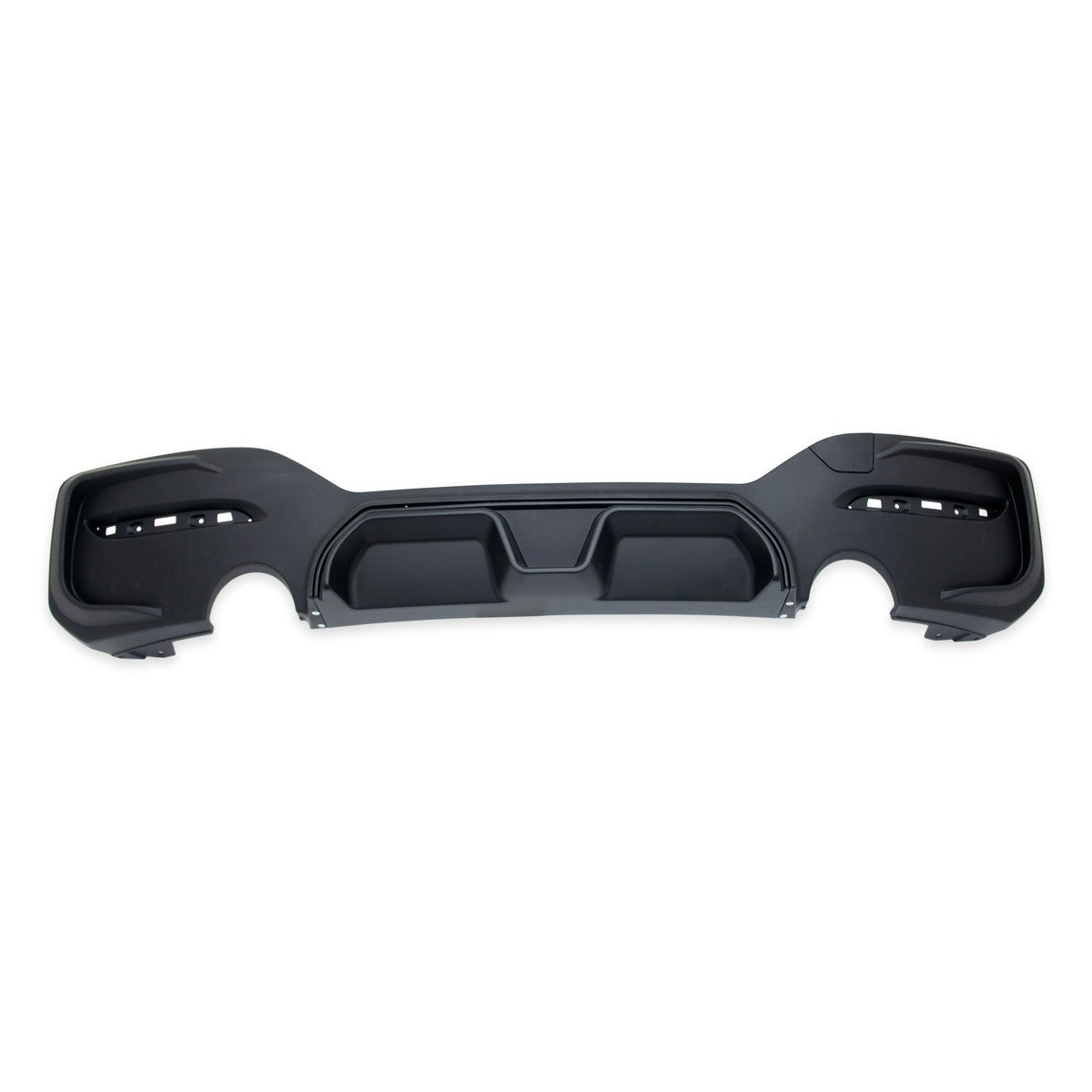 Sport Heckstoßstange Diffusor Matt Schwarz passend für BMW 1er F20 F21 2015-2019