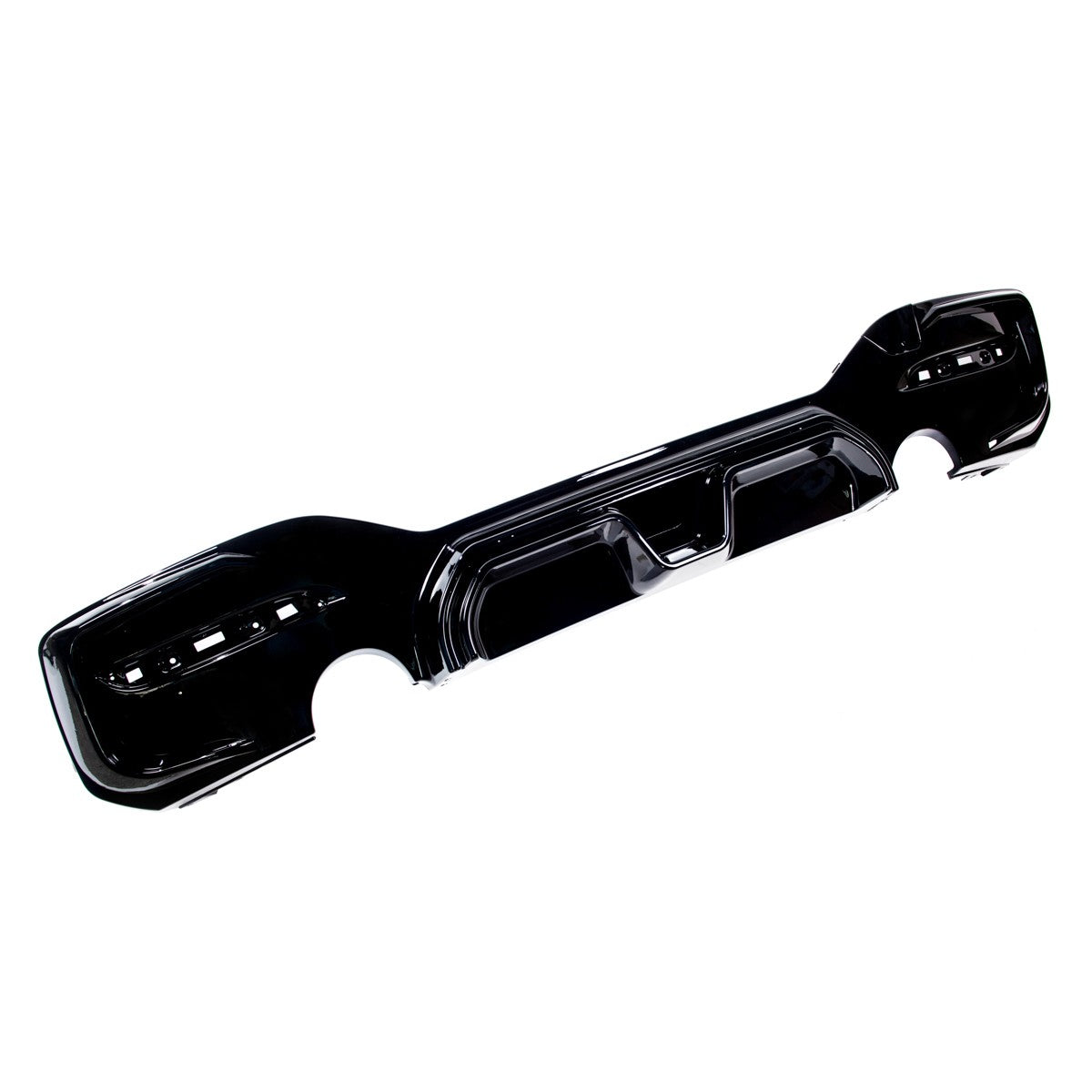 Heckstoßstange Diffusor Hochglanz Schwarz passend für BMW 1er F20 F21 2015-2019