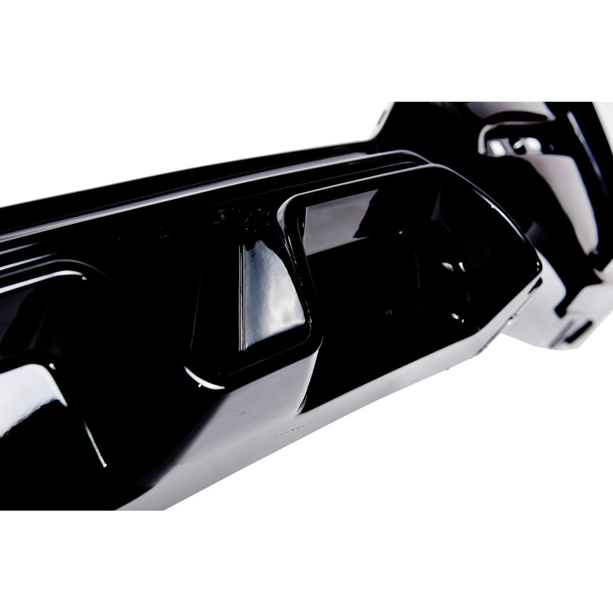 Heckstoßstange Diffusor Hochglanz Schwarz passend für BMW 1er F20 F21 2015-2019