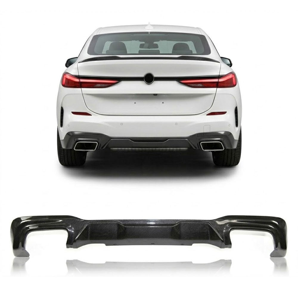 Heckspoiler Diffusor Carbon-Optik passend für BMW 2 (F44) Gran Coupé 2019+