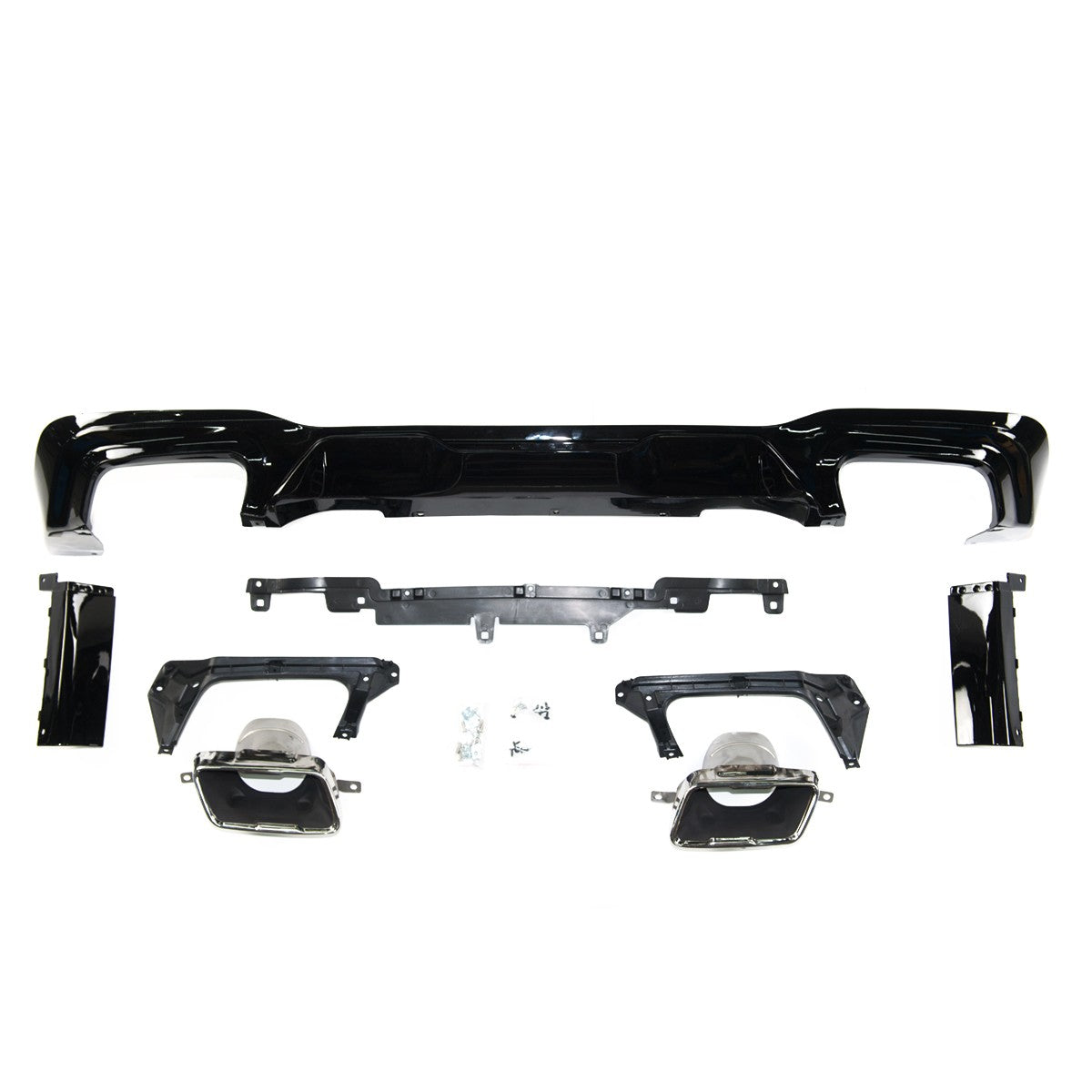 Heckspoiler Diffusor Carbon-Optik passend für BMW 2 (F44) Gran Coupé 2019+