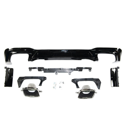 Heckspoiler Diffusor Carbon-Optik passend für BMW 2 (F44) Gran Coupé 2019+