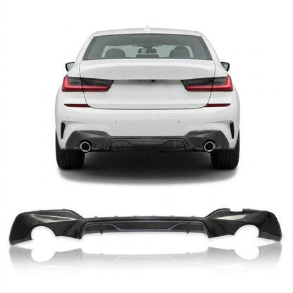 Heckspoiler Diffusor Carbon-Optik passend für BMW 3er 2019-2022