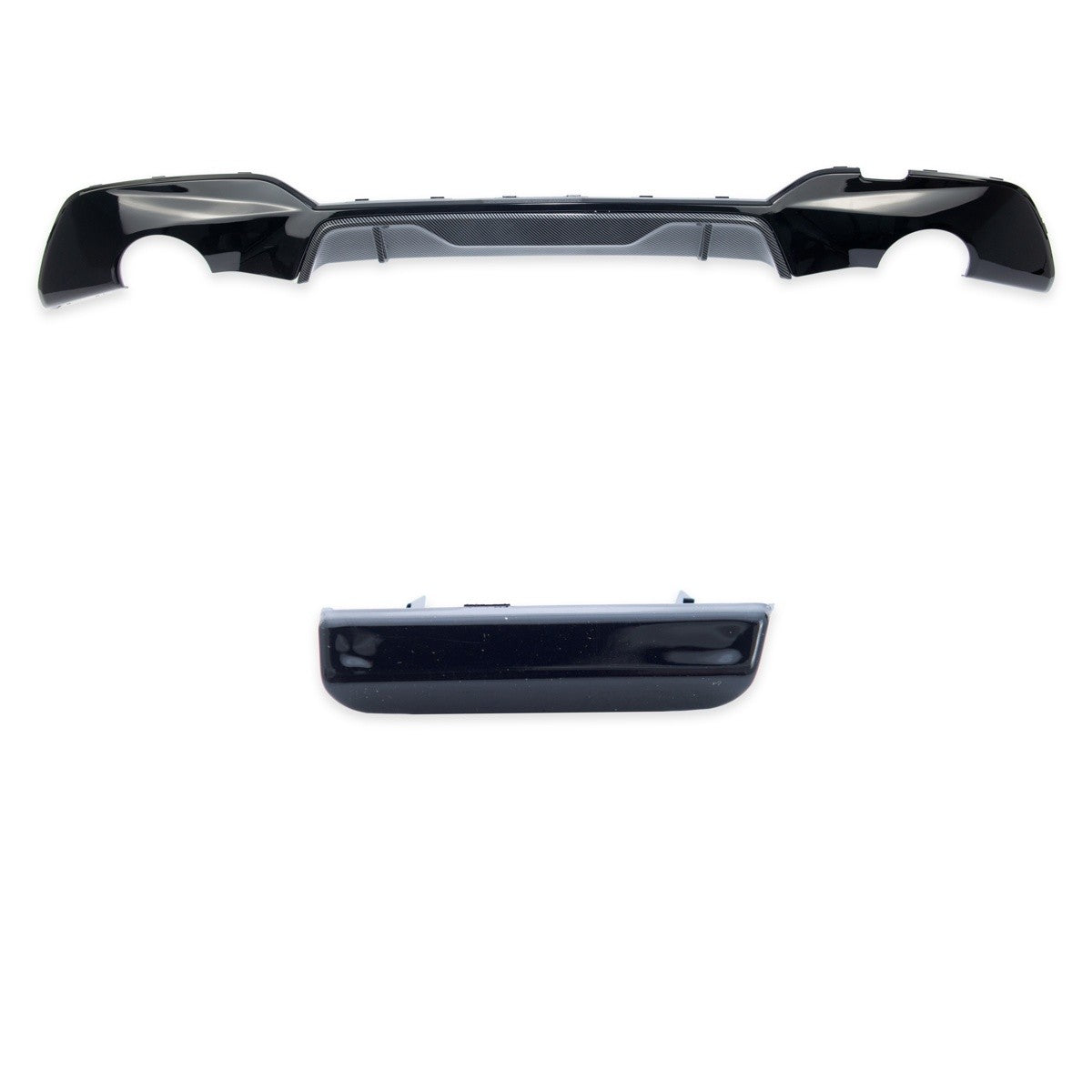 Heckspoiler Diffusor Carbon-Optik passend für BMW 3er 2019-2022