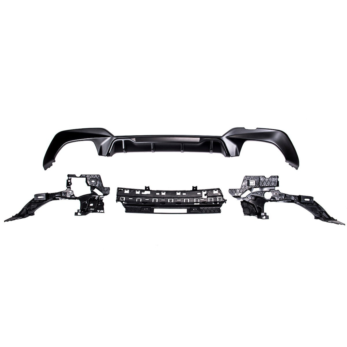 Heckspoiler Diffusor Matt Schwarz passend für BMW 3er G20 G21 2019-2022