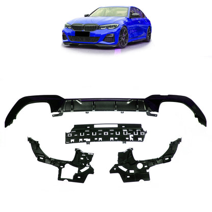 Heckdiffusor Carbon-Optik passend für BMW 3er G20 G21 2019-2022