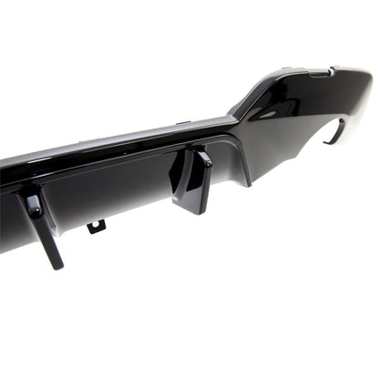 Heckdiffusor Hochglanz Schwarz passend für BMW 3er G20 G21 2019-2022