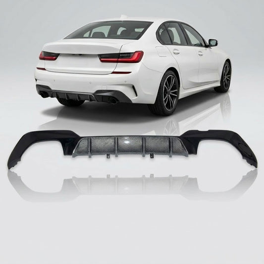 Heckdiffusor Carbon-Optik passend für BMW 3er G20 G21 2019-2022