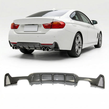 Sportdiffusor Carbon-Optik passend für BMW 4er 2013-2021