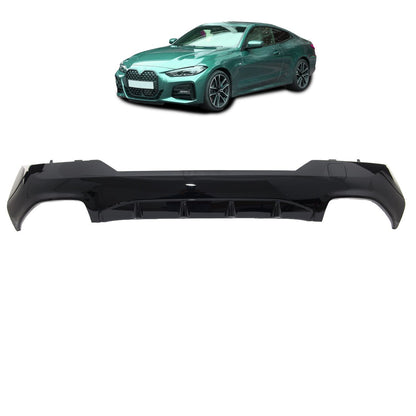 Heckspoiler Diffusor Hochglanz Schwarz passend für BMW 4er G22 G23 G83 2020+