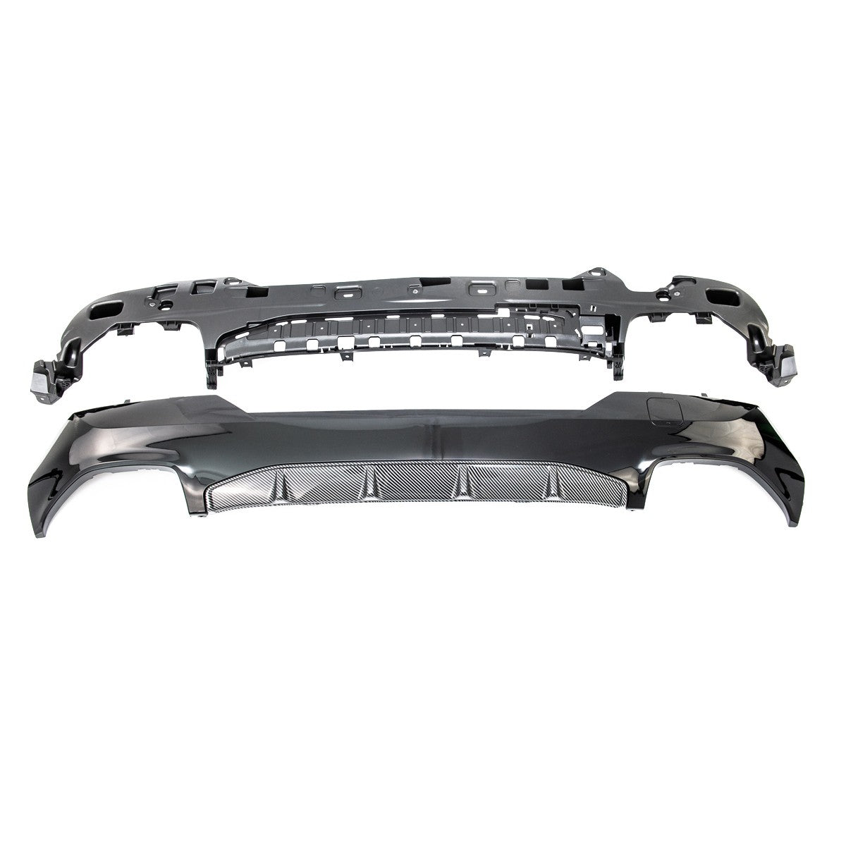 Sport Heckdiffusor Carbon-Optik passend für BMW 4 (G22 G23 G83) 2020-heute