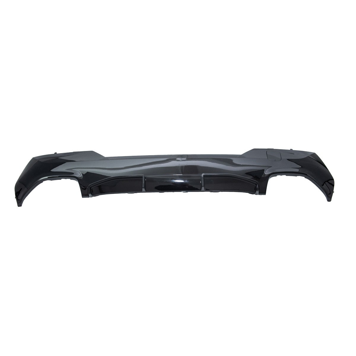 Sport Heckspoiler Diffusor Hochglanz Schwarz passend für BMW 4er 2020-