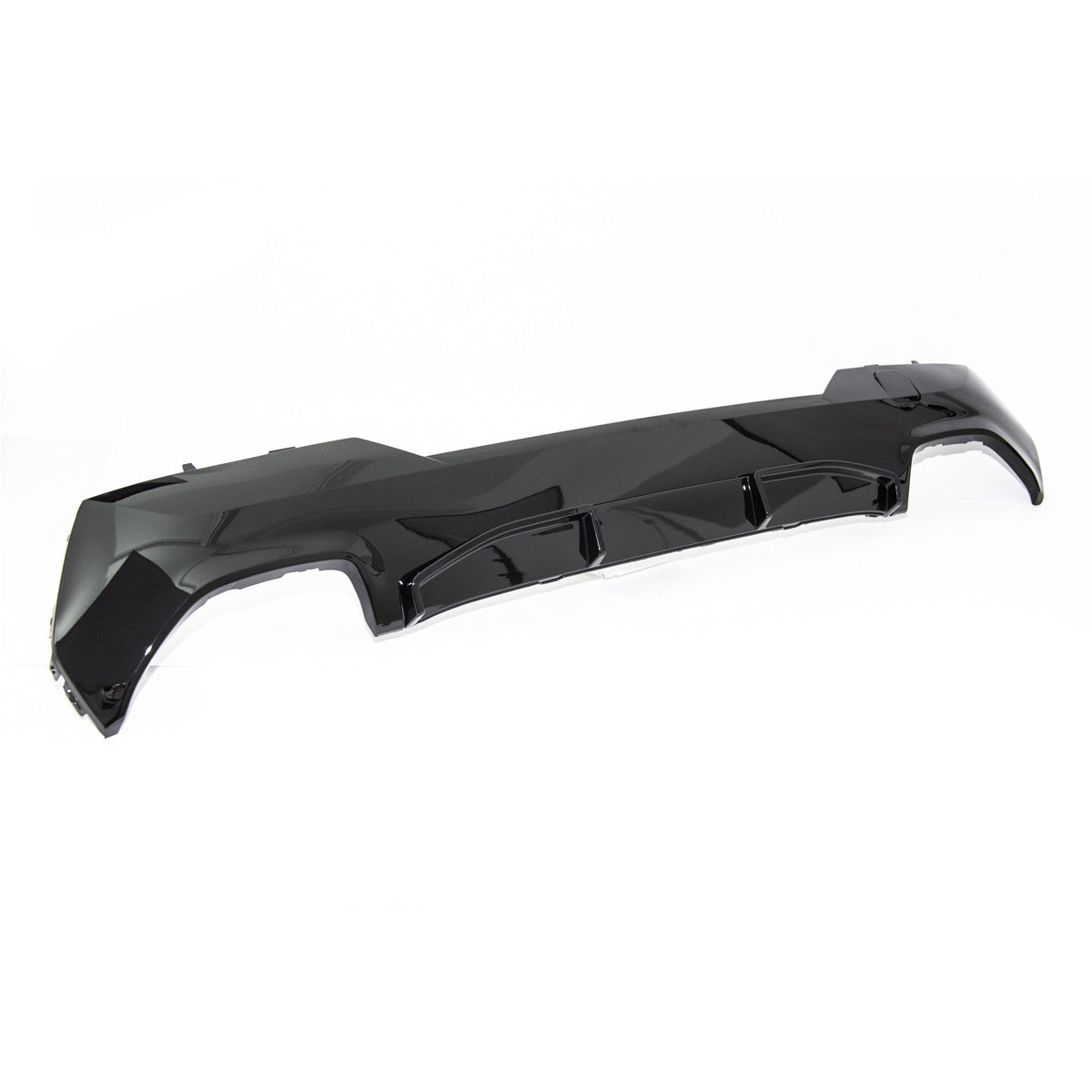 Sport Heckspoiler Diffusor Hochglanz Schwarz passend für BMW 4er 2020-