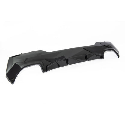 Sport Heckspoiler Diffusor Hochglanz Schwarz passend für BMW 4er 2020-