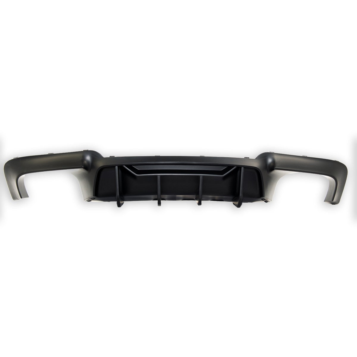 Heckstoßstange Diffusor Matt Schwarz passend für BMW 5er F10 F11 2009-2016