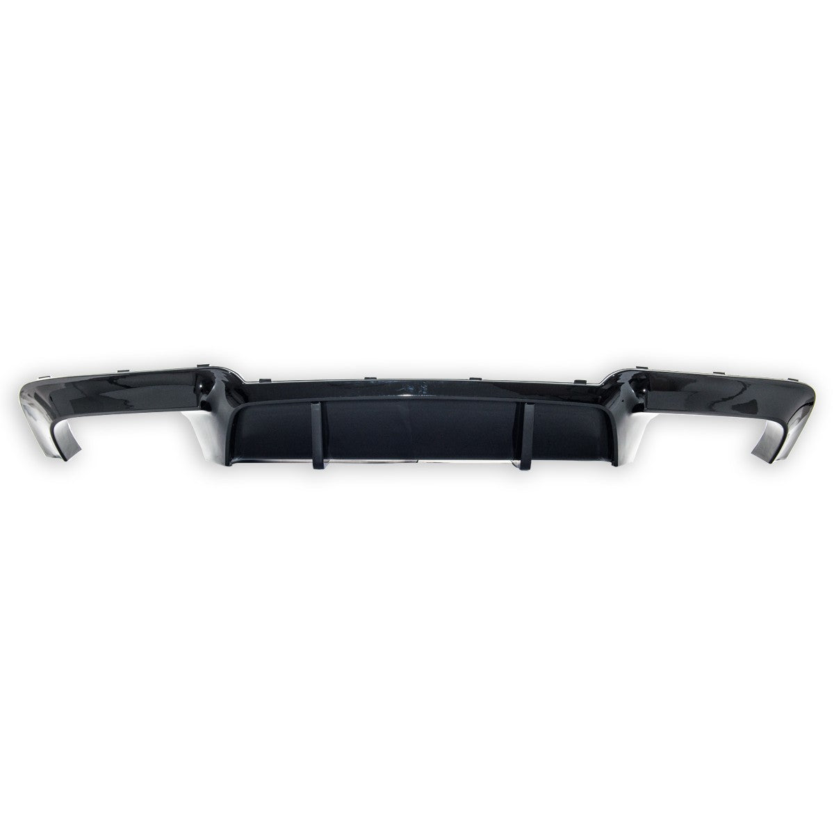 Heckstoßstange Diffusor Hochglanz Schwarz passend für BMW 5er F10 F11 2009-2016