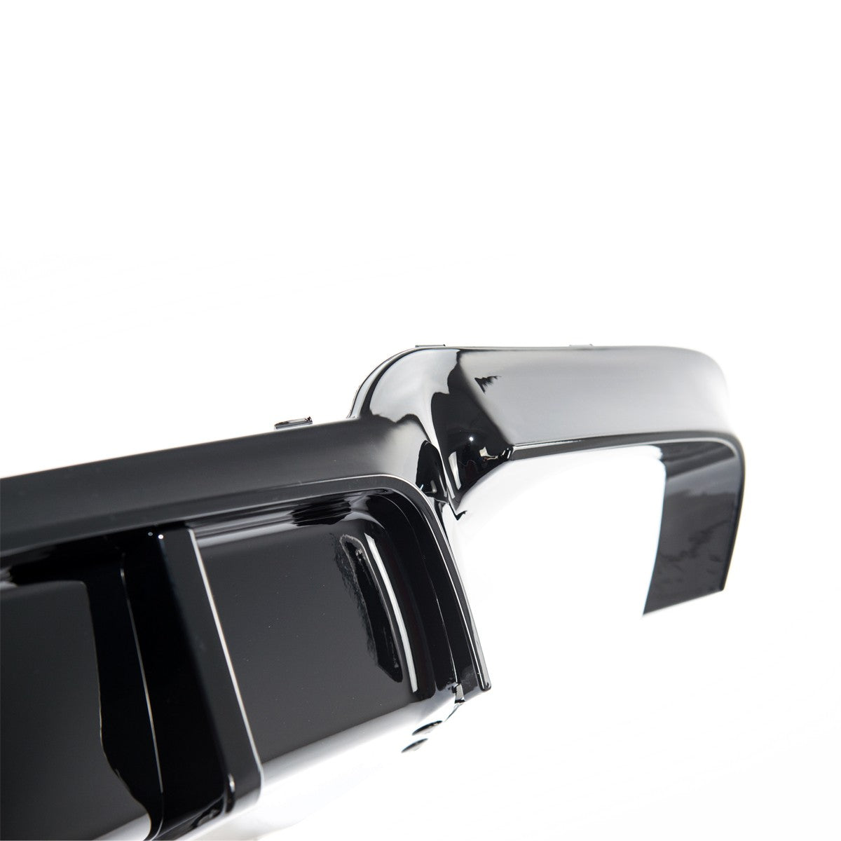 Heckstoßstange Diffusor Hochglanz Schwarz passend für BMW 5er F10 F11 2009-2016