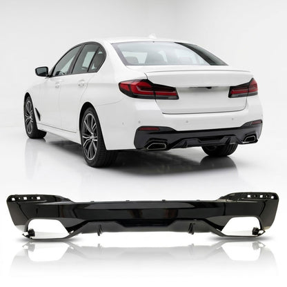 Heckdiffusor Hochglanz Schwarz passend für BMW 5er G30 G31 540i 2016-2023