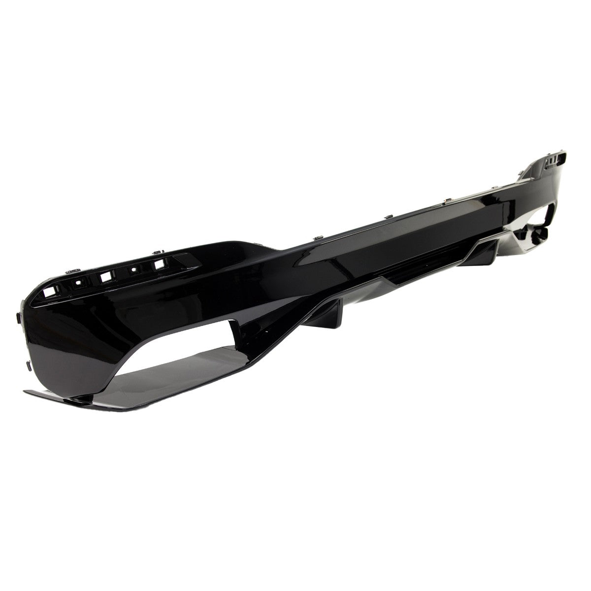 Heckdiffusor Hochglanz Schwarz passend für BMW 5er G30 G31 540i 2016-2023