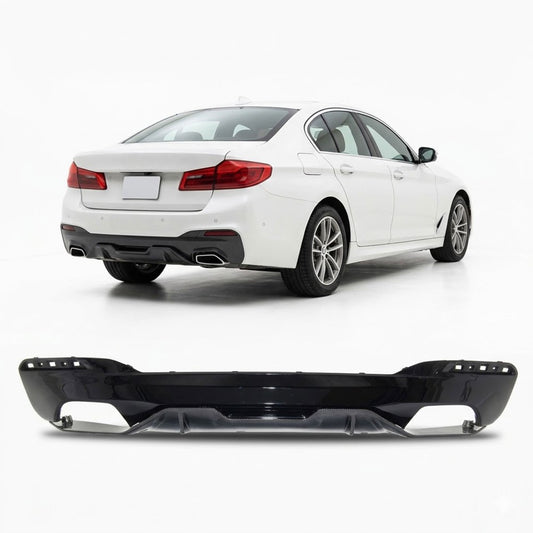 Heckspoiler Diffusor Carbon-Optik passend für BMW 5er G30 G31 2016-2020