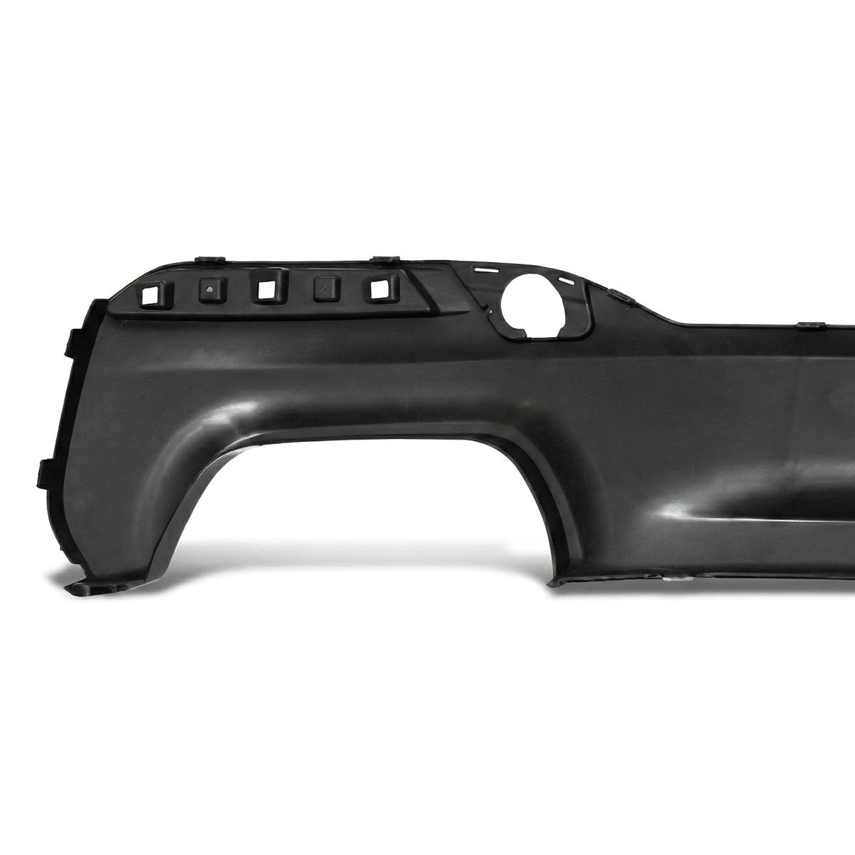 Sport Heckstoßstange Diffusor Hochglanz Schwarz passend für BMW 5er G30 G31 2016-2020