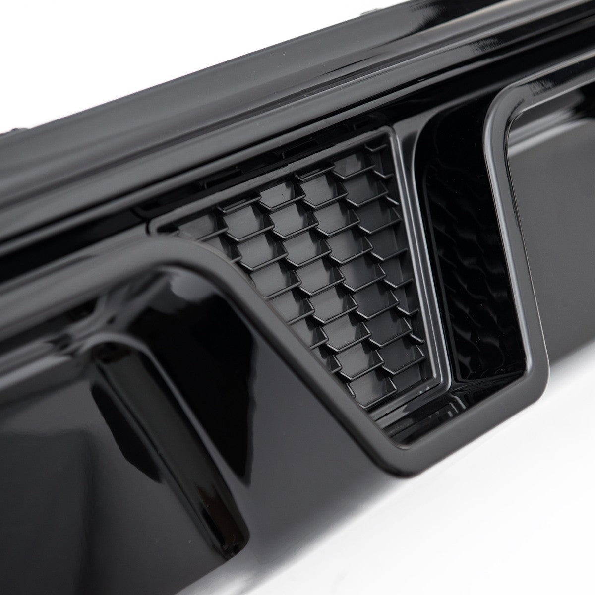 Heckdiffusor Hochglanz Schwarz passend für BMW 5er G30 G31 2017-2023