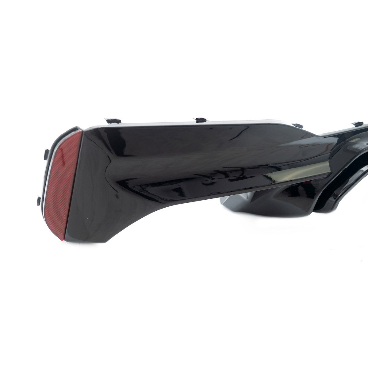 Heckstoßstange Diffusor Hochglanz Schwarz passend für BMW 5er G30 G31 F90 2017-2023