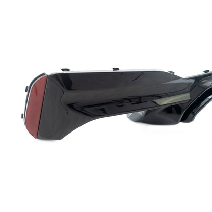 Heckstoßstange Diffusor Hochglanz Schwarz passend für BMW 5er G30 G31 F90 2017-2023