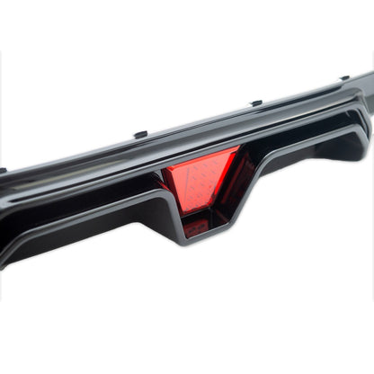 Heckstoßstange Diffusor Hochglanz Schwarz passend für BMW 5er G30 G31 F90 2017-2023