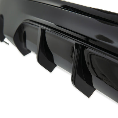 Heckdiffusor Hochglanz Schwarz passend für BMW 2er F22 F23 2014-2021