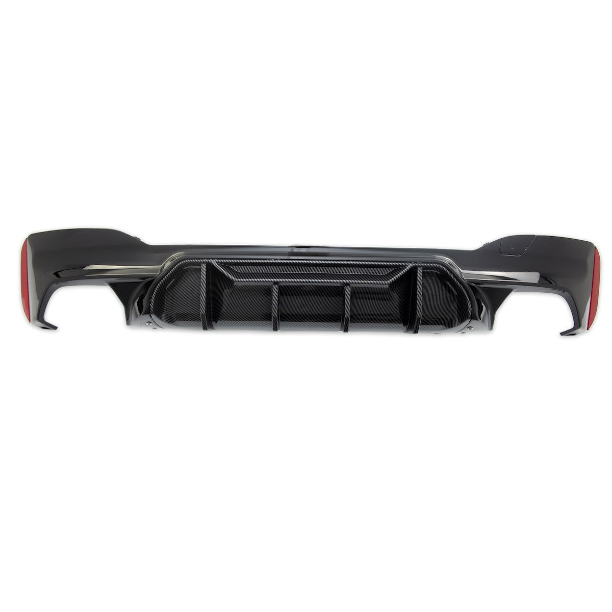 Heckstoßstange Diffusor Carbon-Optik passend für BMW 5er G30 F90 G31 2017-2020