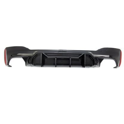 Heckstoßstange Diffusor Carbon-Optik passend für BMW 5er G30 F90 G31 2017-2020
