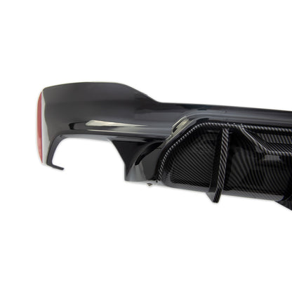 Heckstoßstange Diffusor Carbon-Optik passend für BMW 5er G30 F90 G31 2017-2020