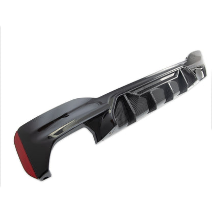 Heckstoßstange Diffusor Carbon-Optik passend für BMW 5er G30 F90 G31 2017-2020